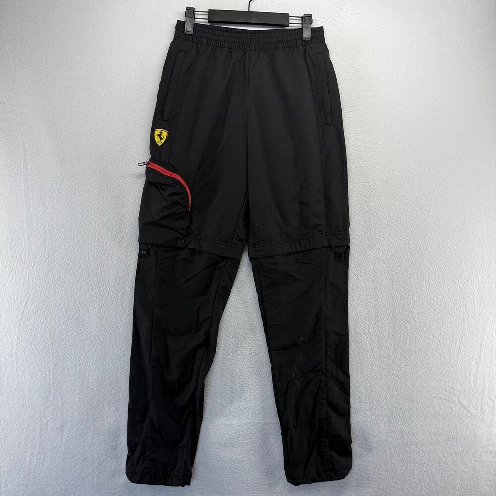 Puma Scuderia Ferrai Pants Men's Small Black Cargo Driving